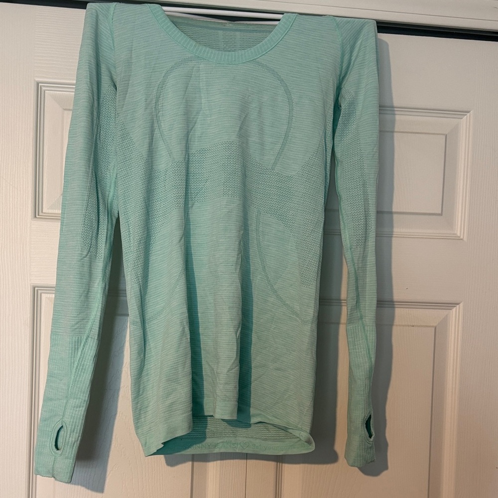 lululemon athletica Mint Long Sleeve Top